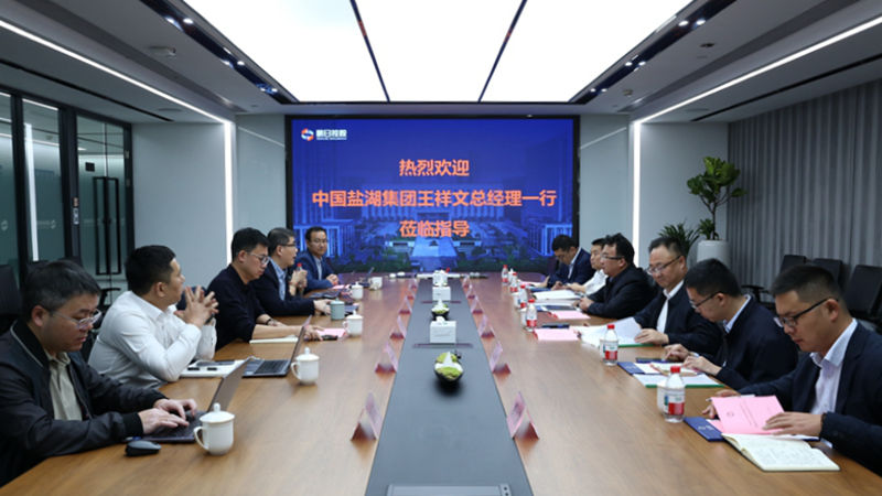 中國鹽湖集團總經理王祥文到訪明日控股